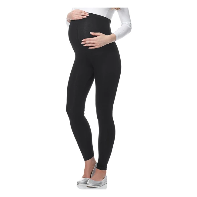 Leggings de grossesse Be Mammy en viscose opaques - Parfaits pour les femmes enc