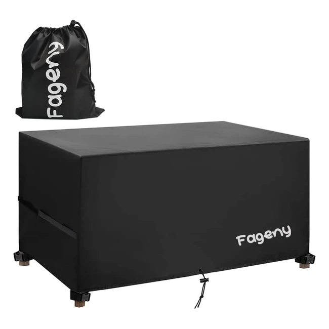 Fageny Outdoor Garden Furniture Covers Waterproof 125x63x74cm - Tear Resistant O