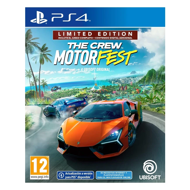 Limited Edition Exclusivo Amazon PS4 - The Crew Motorfest Ref 2021 - Pack Fitte