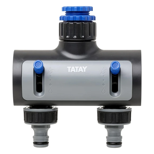 Distribuidor Universal Premium Tatay Mangueras 2 Vas Grifos 12 34 1 Pulgadas