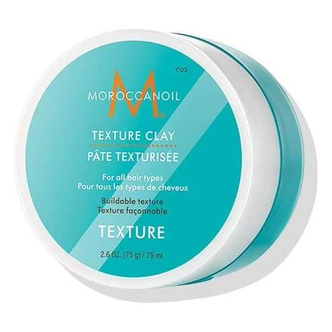 Moroccanoil Texture Clay 75ml  Strong Hold  Matte Finish  Volumizing Hair Sty