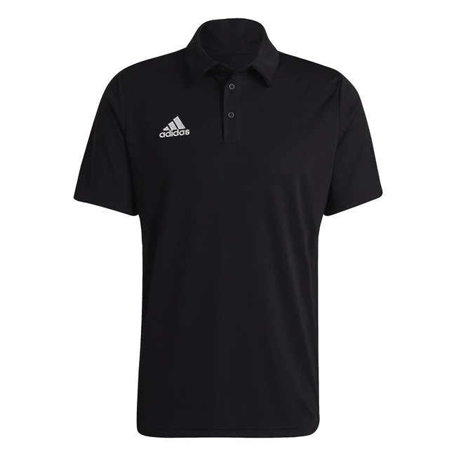 Adidas Men's Entrada 22 Polo Shirt - HB5328 - Black - Size XLT