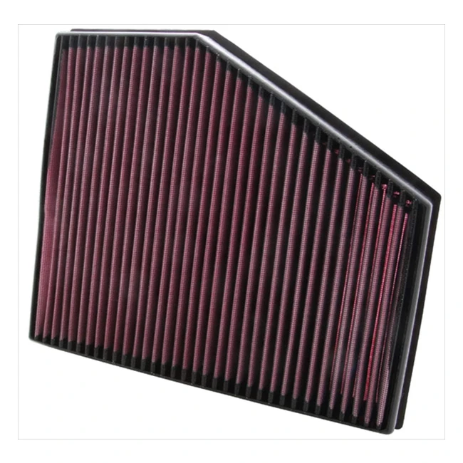 Filtro de Aire Coche KN 332943 Lavable y Reutilizable - Alto Flujo de Aire