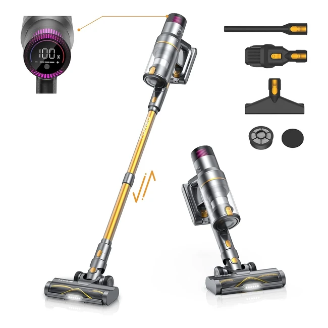 Aspirateur Balai Sans Fil Aonus A9 40000Pa 8 en 1 Moteur 500W Autonomie 60 mins