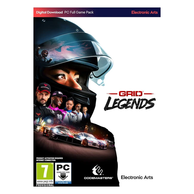 Grid Legends Standard Edition PC Code Origin - Play with up to 21 Friends, Crossplatform Play, New City Locations, Exciting Event Types