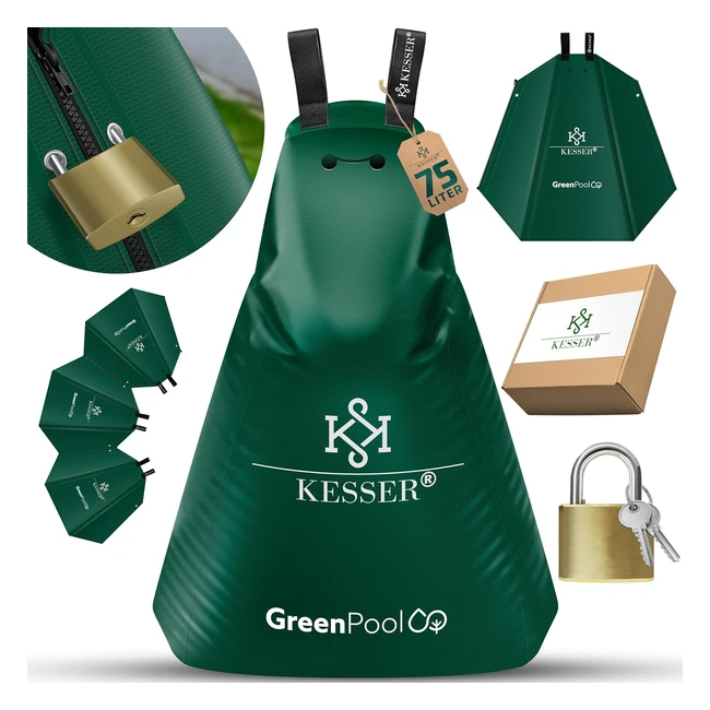 Kesser Baumbewsserungssack 4er Set 75L - Wassersack Baum Bewsserungsbeutel P