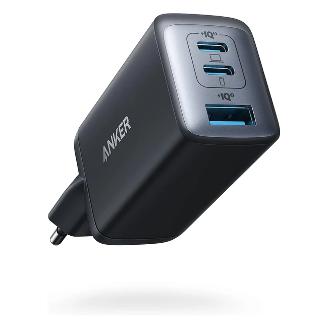 Anker Chargeur USB C 735 Nano II 65W - Chargeur Mural Compact 3 Ports PPS pour MacBook Pro/Air iPad Pro Galaxy S23/S22 Dell XPS 13 Note 2010 iPhone 15/14 Pro Pixel