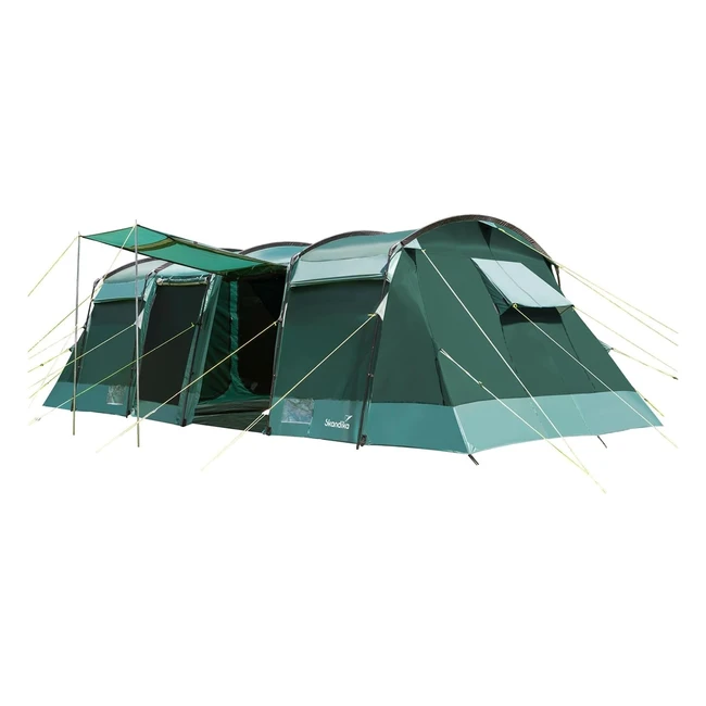 Skandika Tunnelzelt Montana FR 8 Personen - Sleeper Technologie - 5000 mm Wasser