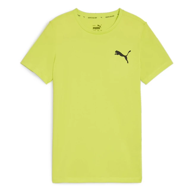 PUMA Jungen Active Small Logo Tee B T-Shirt Lime Pow 176 - Top Qualitt  Grati