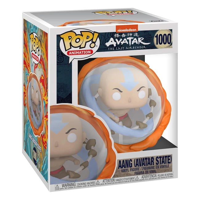 Funko Pop Super Avatar Aang All Elements Vinyl Figure - Official Merchandise - Ideal Gift for Anime Fans