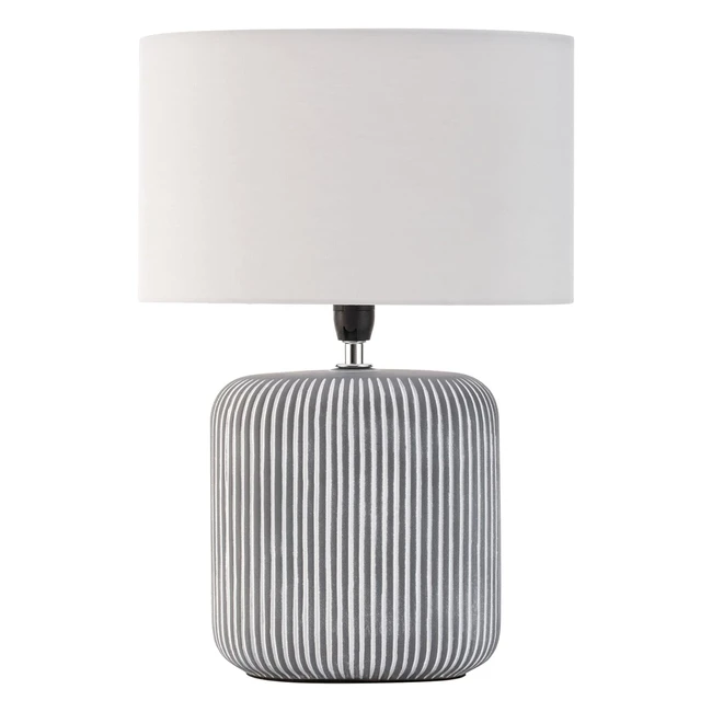 Lmpara de mesa Pauleen Pure Shine 20W Gris Blanco 48218