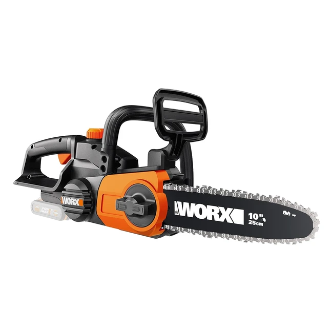 WORX WG322E9 Akku Kettensge 20V - Praktische Holzsge mit 25 cm Schnittlnge