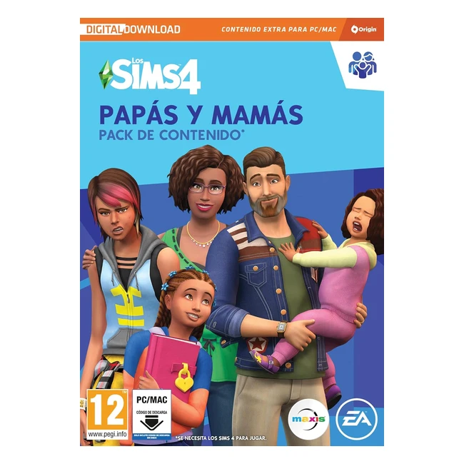 Los Sims 4 Paps y Mams GP5 - Pack de Contenido PC - DLC - Descarga Directa - Cas