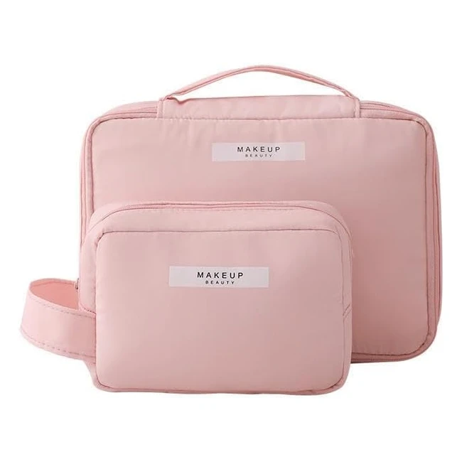 Beauty Case Donna Viaggio Organizer Cosmetici Porta Trucchi Double Face Tascabil