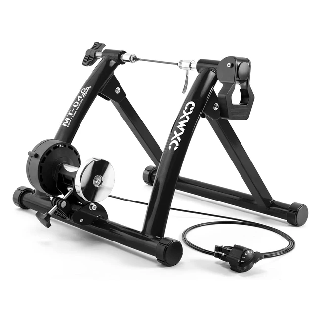 Allenatore a rulli bicicletta pieghevole in acciaio con sgancio rapido 26 29 pol