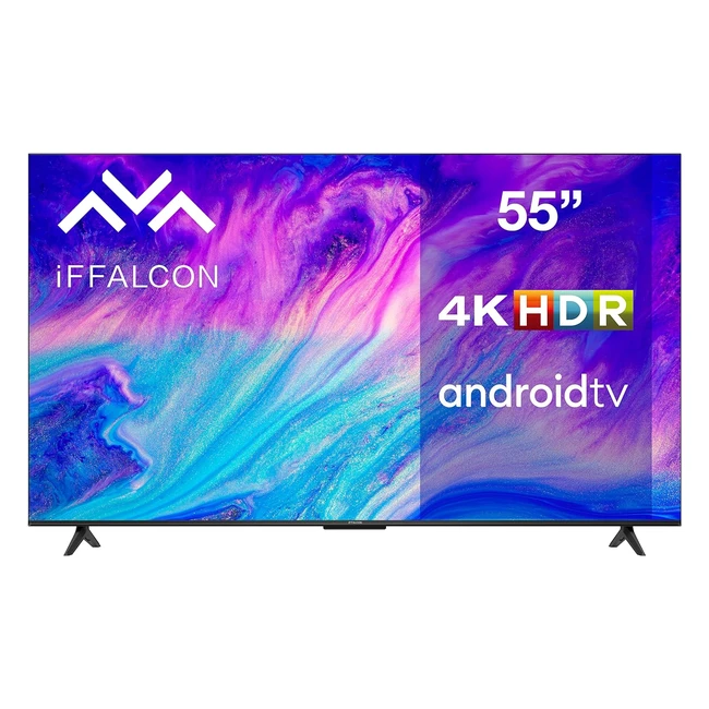 55 Inch 4K Smart UHD HDR Android TV - Iffalcon IFF55U62K - Dolby Vision - Google Assistant