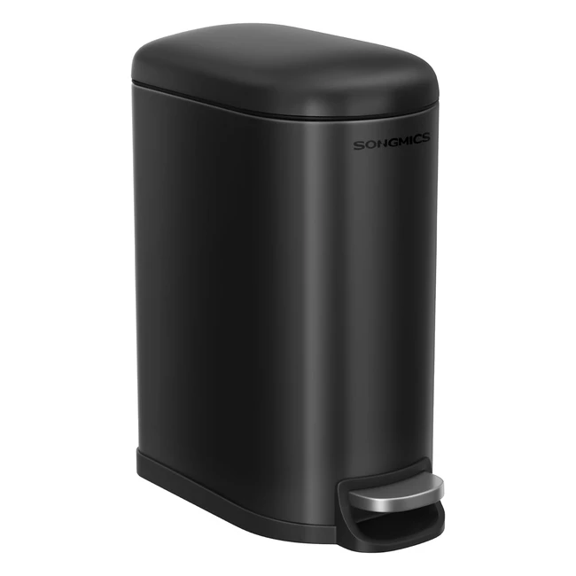 Songmics Kosmetik Mlleimer 10 Liter mit Deckel Pedal Mlleimer schmal fr kl