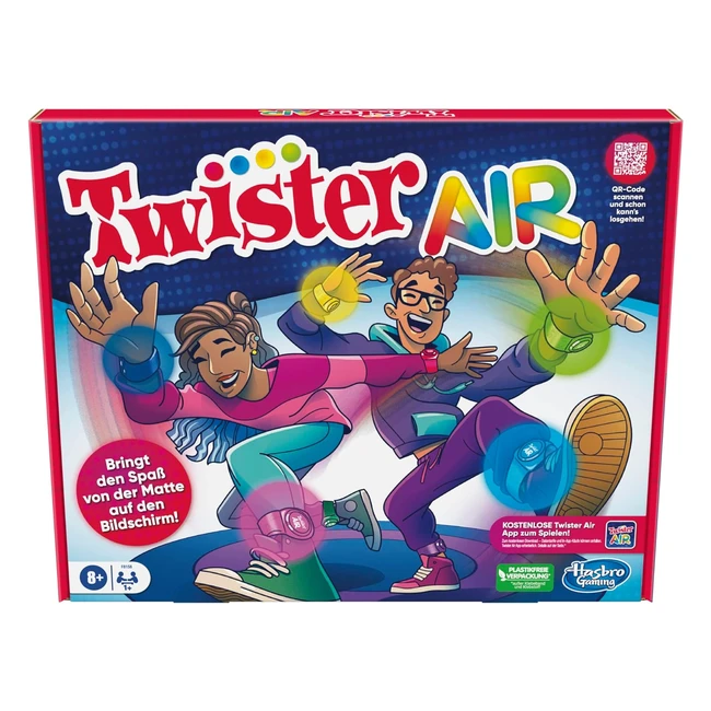Twister Hasbro Air Game AR App - Bewegungsspiel ab 8 Jahren - Deutsche Version