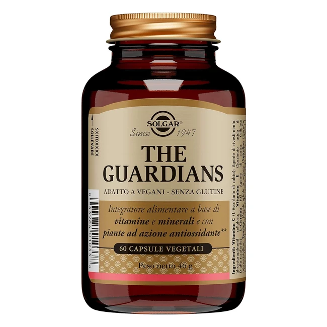 Solgar The Guardians 60 Capsule Vegetali Antiossidante Vitamine Minerali