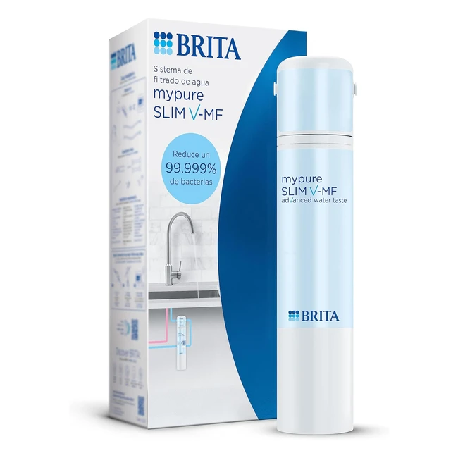 Filtro de Agua Brita Mypure Slim VMF 8000L - Agua Pura y Libre de Bacterias