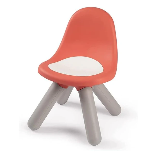 Smoby Kid Chaise Rouge Corail 880107 - Mobilier Enfant 18 mois Intrieur Extr