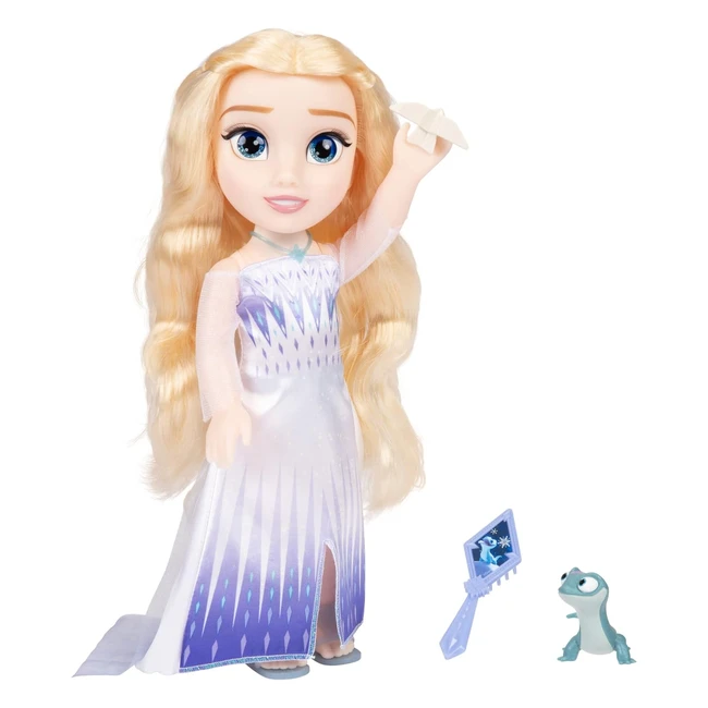 Mueca Elsa Cantante Disney Frozen 38cm - Show Yourself - Accesorios Incluidos
