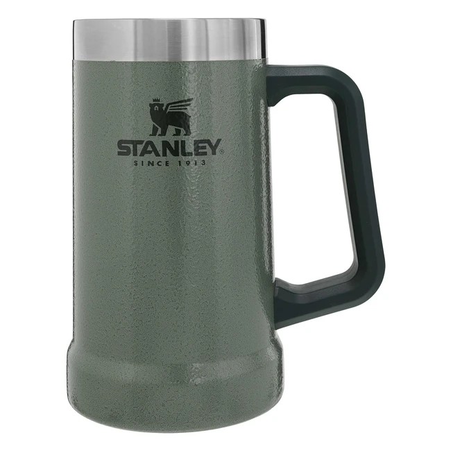 Stanley Adventure Vacuum Beer Stein 07L - Keeps Beer Cold for 7 Hours - Stainless Steel Vintage Mug