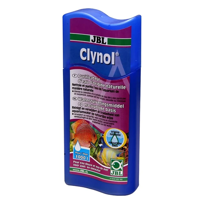 JBL Clynol Water Cleaner 250 ml - Pulisce e Chiarisce lAcqua dellAcquario