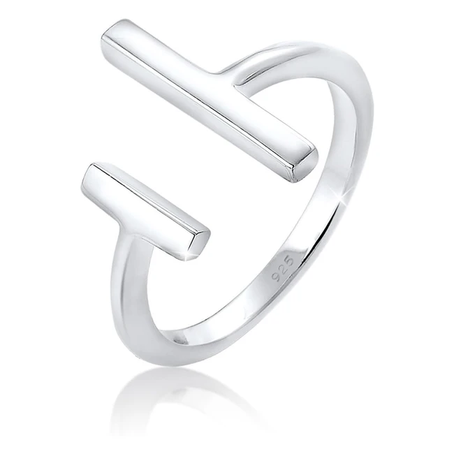 Anelli Donne Geo Bacchetta Argento 925 - Stile Minimalista