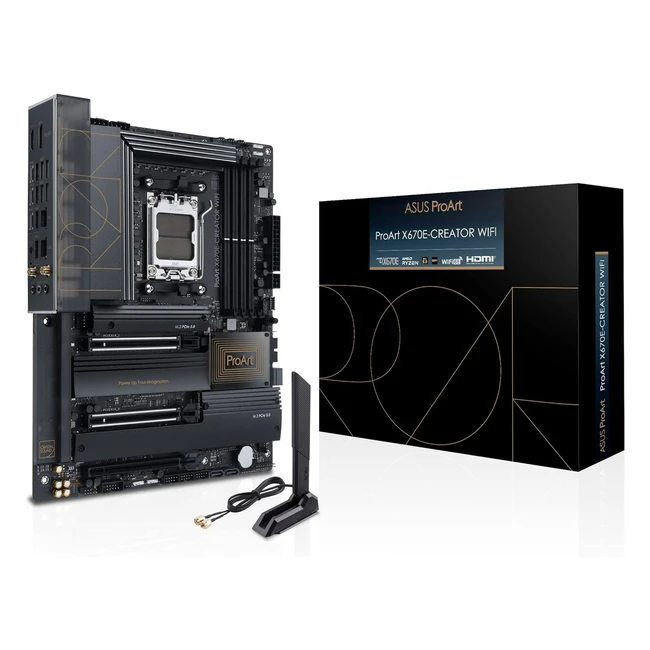 ASUS ProArt X670E Creator WiFi Mainboard AMD AM5 Ryzen 7000 ATX PCIe 50 DDR5 Memory