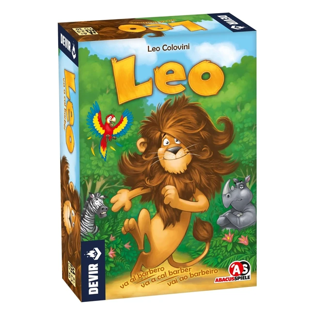 Juego de Mesa Devir Leo Va al Barbero - Para Nios de 5 Aos - Divertido y Edu