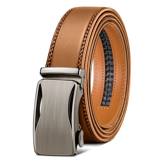 Ceinture Homme Kemisant Cuir Grande Taille 35mm - Réglable et Découpable