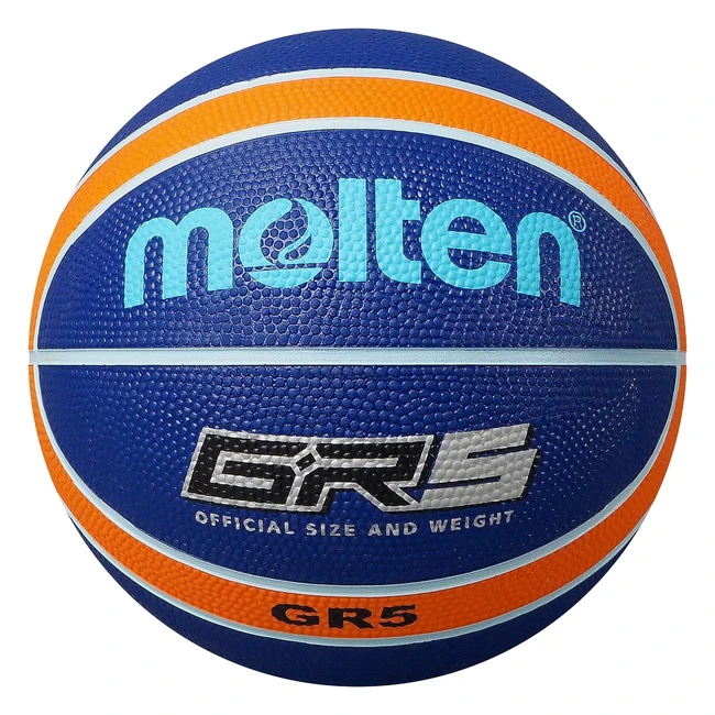 Molten GR Basketball BGRNOR Premium Rubber  Impact Color  Durable  Grippy