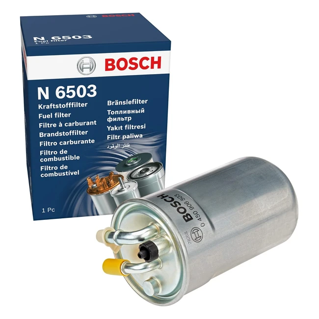 Filtro Diesel Bosch N6503 - Resistente al Calore e Liquidi - Alta Efficienza di 