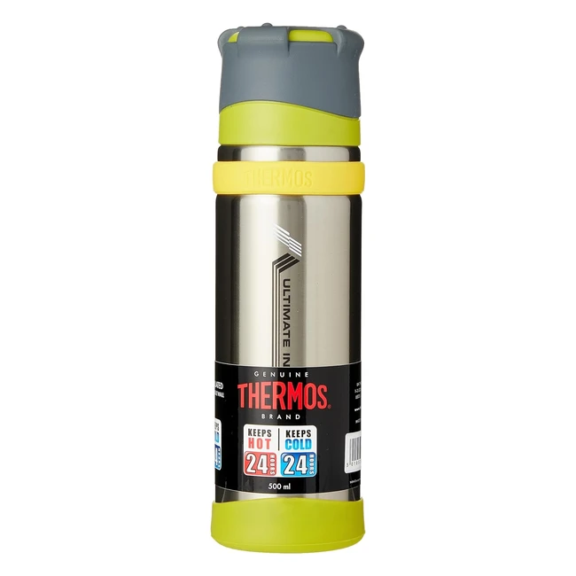 Thermos 170510 Ultimate Flask Gun Metal 500ml - Vacuum Insulation Technology