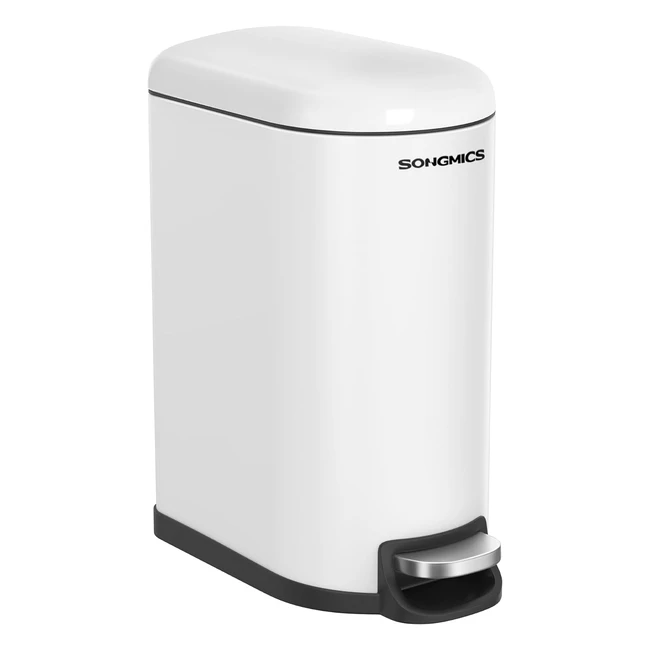 Songmics Kosmetikeimer 10 Liter Mlleimer Bad mit Deckel Tretmlleimer Abfalle