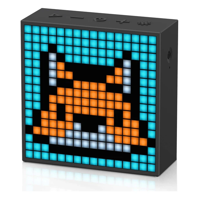 Enceinte Bluetooth Divoom Timebox Evo Pixel Art 12 Sonneries - DSP 6W - Ecran LE