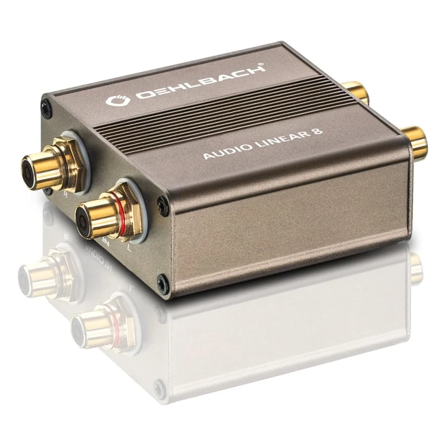 Filtro Isolamento Galvanico Oehlbach Audio Linear 8 per Giradischi e Subwoofer -