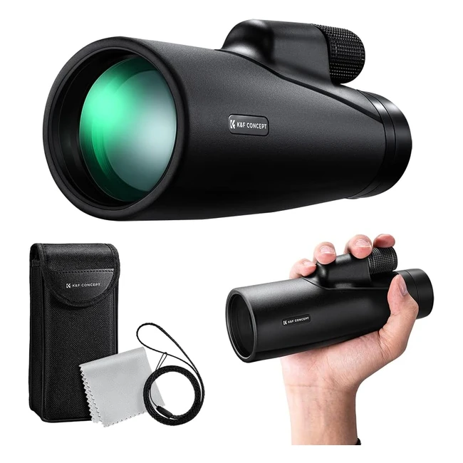 KF Concept 12x50 HD Monoculars Telescope for Adults with Bak4 Prism FMC Lens