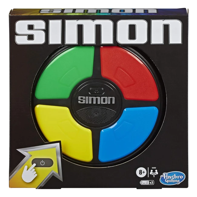 Hasbro Elektronisches Merkspiel Kinder 8+ Spiel mit Lichtern E93835L0