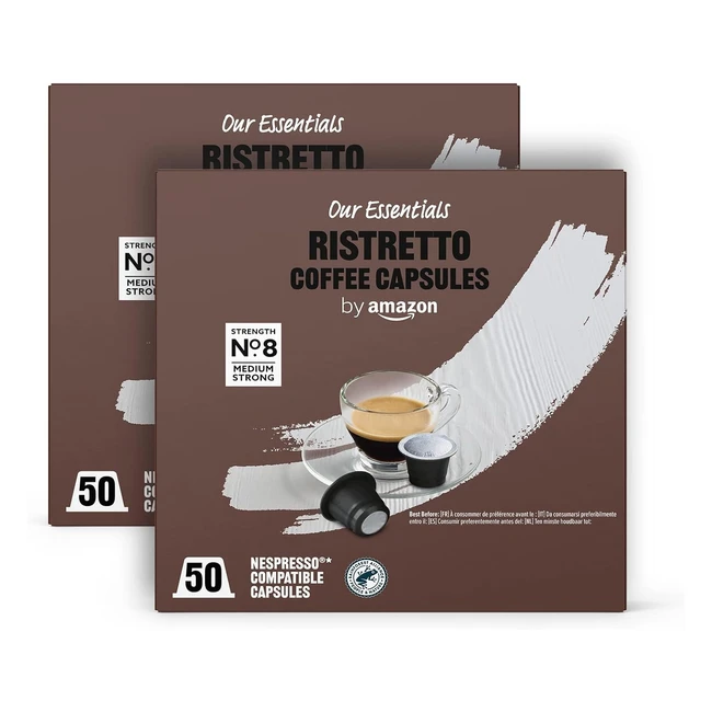 Capsules de caf ristretto compatibles Nespresso - Lot de 100 - Torrfaction m