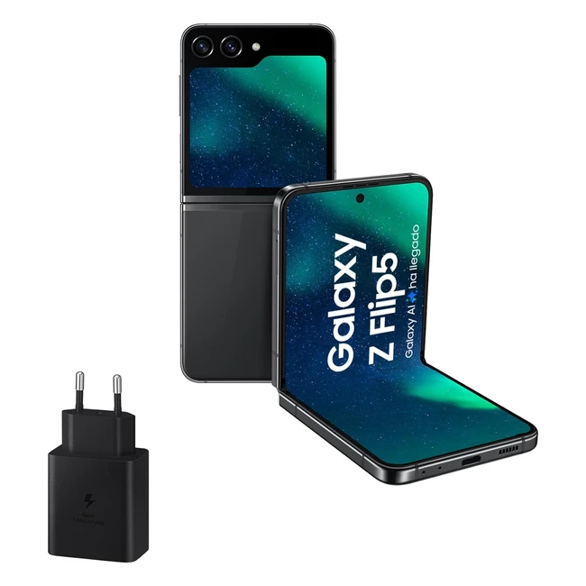 Samsung Galaxy Z Flip5 256GB - Smartphone Plegable con IA - Diseo Plegable Gri