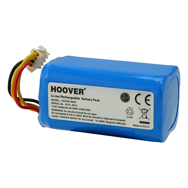 Batería Recargable Hoover 35602251 de Litio - Extiende la Vida Útil - HGO 300