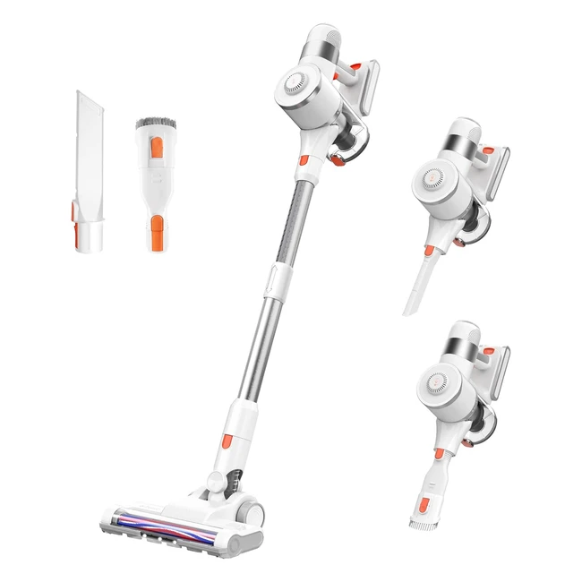 Ulténic Aspirateur Balai Sans Fil U10 Pro 400W Puissant 30kPa Léger 35min Autonomie LED 4 en 1