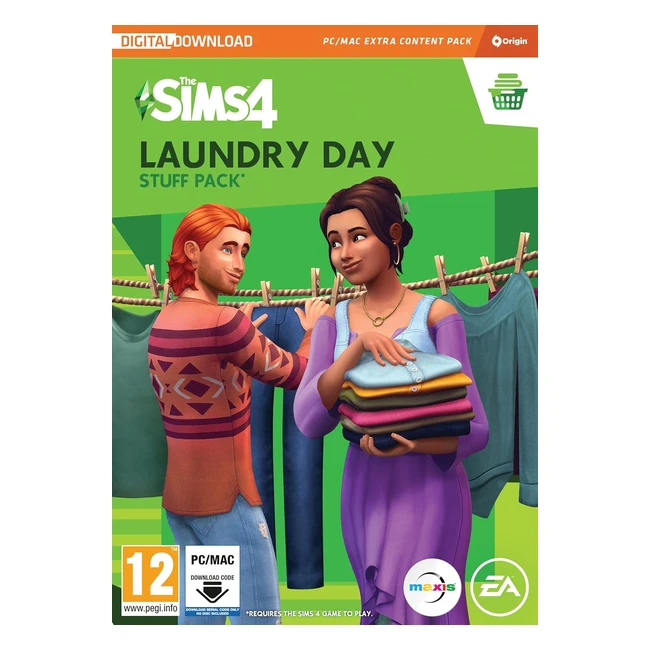 The Sims 4 Laundry Day SP13 Stuff Pack - PCMac - Video Game - PC Download - Ori