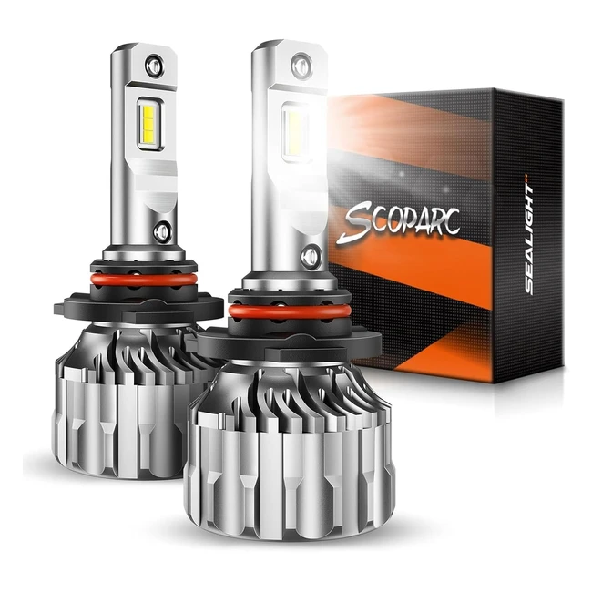 Ampoules LED Sealight 9005 HB3 22000lm 6500K Cool White - Paquet de 2