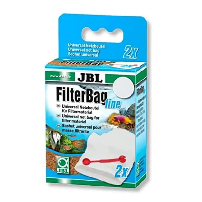 JBL Filterbeutel Fine 6255100 fr Aquarienfilter 2er Pack