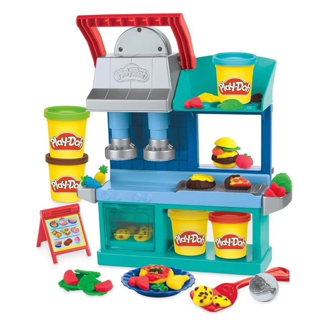 Play-Doh Busy Chefs Restaurant Playset - 2-Sided Kitchen for Kids