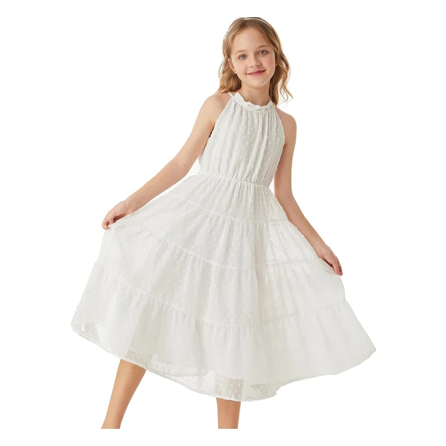 Grace Karin Abito Ragazza Chiffon Elegante Senza Manica Halter 612 Anni