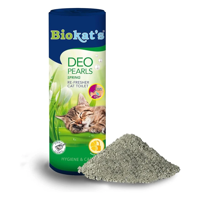 Biokats Deo Pearls Spring 6 Dosen 6 x 700 g - Frische und feste Klumpen im Katze